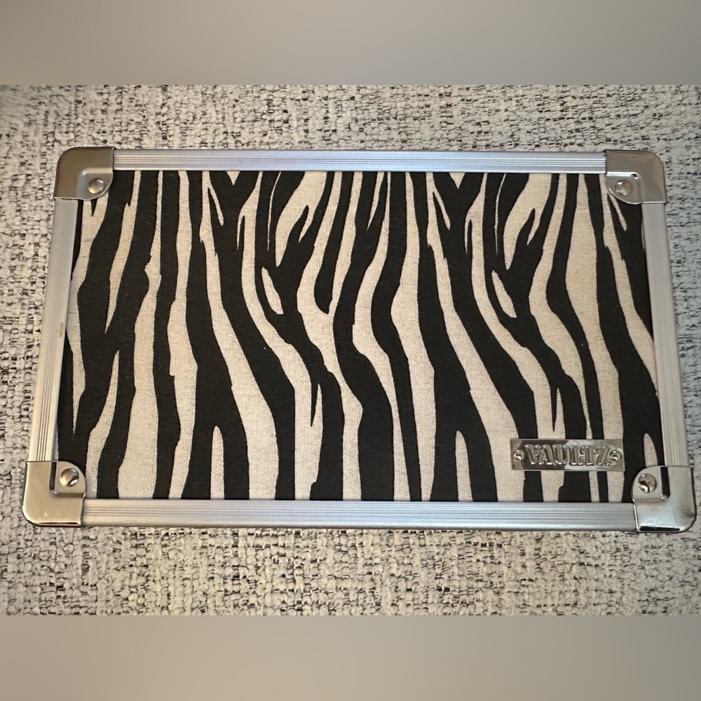 Vaultz Zebra Print Storage Box